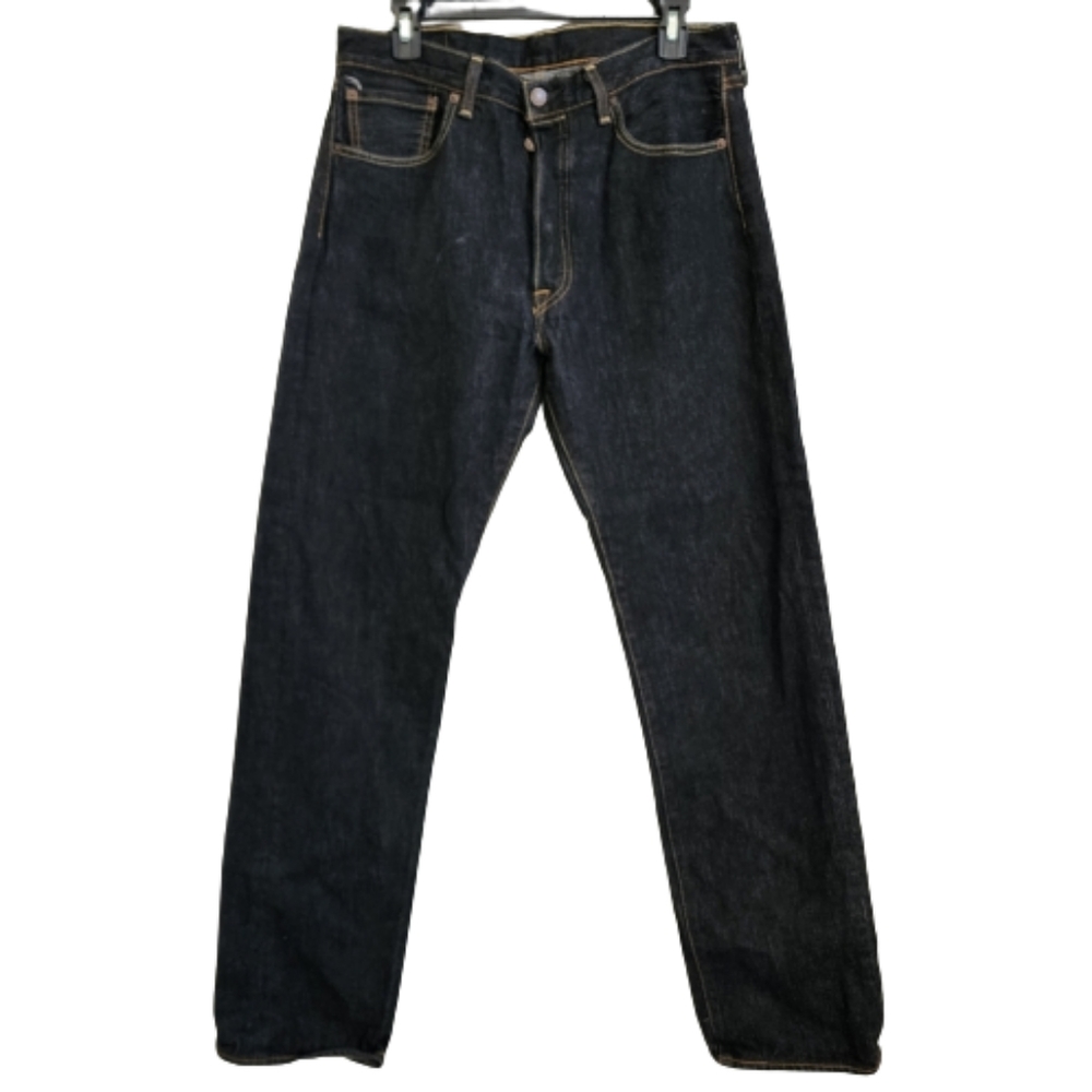 Levi Strauss 501 Button Fly Mens Jeans, W34/L36